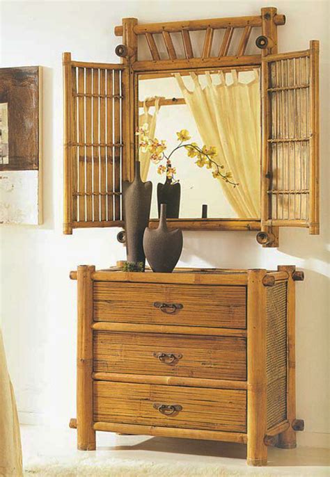 Vintage Bamboo Bedroom Furniture